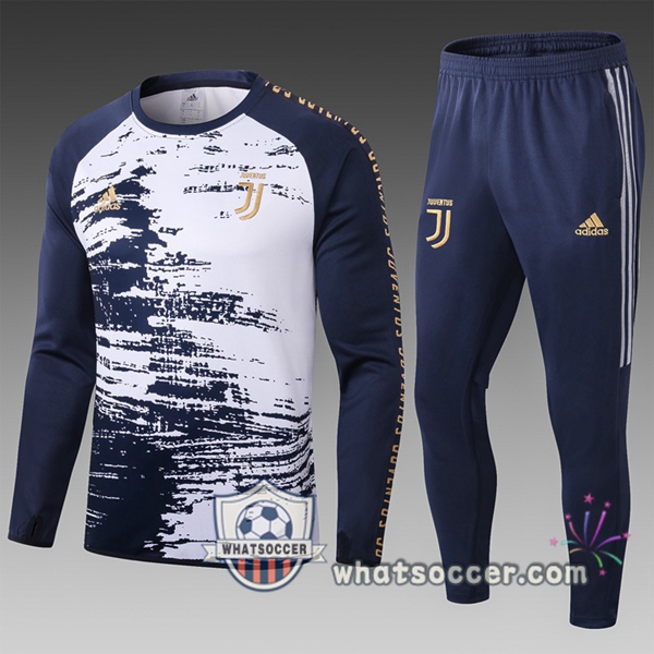 Juventus Kids Tracksuit Blue Royal White 2020-2021