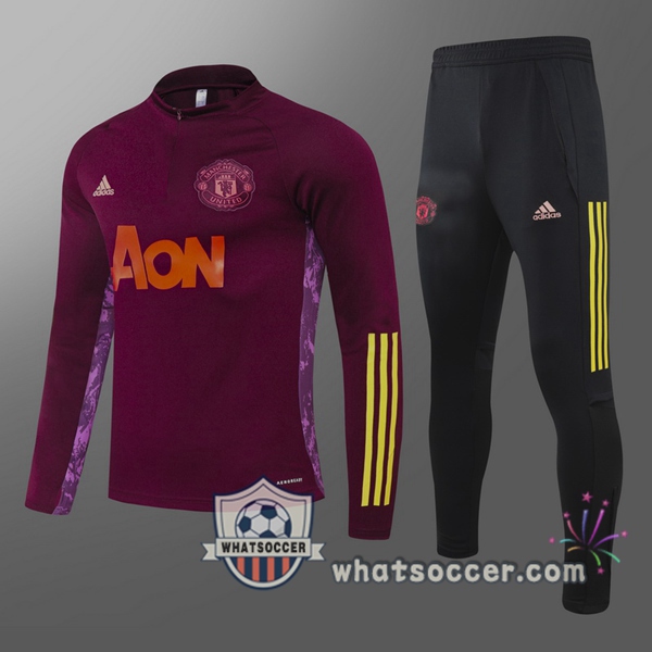 Manchester United Kids Tracksuit Red 2020-2021