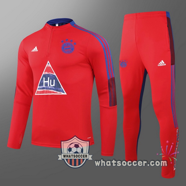 Bayern Munich Kids Tracksuit Red 2020-2021