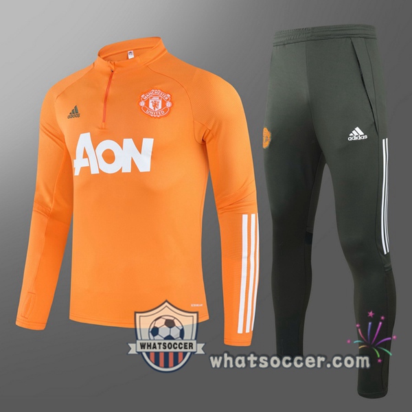 Manchester United Kids Tracksuit Yellow 2020-2021