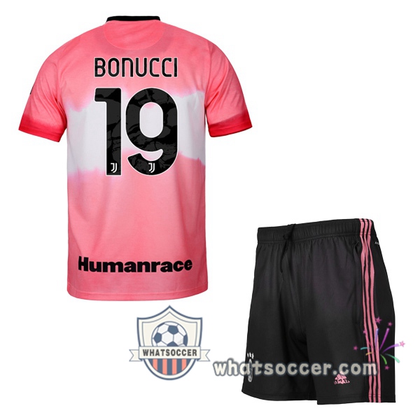 Juventus (BONUCCI 19) Kids Adidas X Human Race Soccer Jerseys 2020-2021