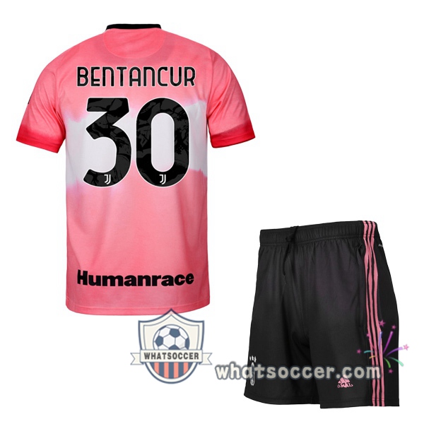 Juventus (BENTANCUR 30) Kids Adidas X Human Race Soccer Jerseys 2020-2021