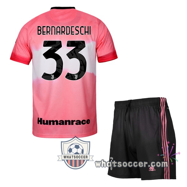 Juventus (BERNARDESCHI 33) Kids Adidas X Human Race Soccer Jerseys 2020-2021