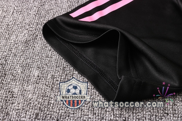 Training Polo Set Real Madrid + Pants Black 2020-2021