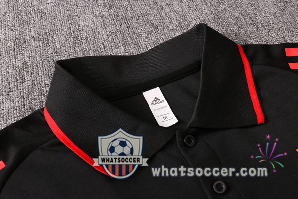 Training Polo Set Juventus + Pants Black 2020-2021