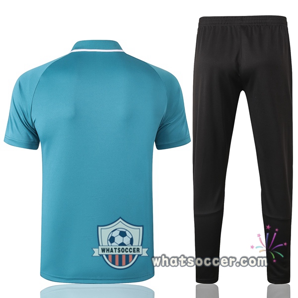 Training Polo Set Arsenal + Pants Green 2020-2021