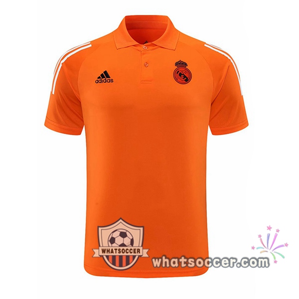 Training Polo Real Madrid Orange 2020-2021