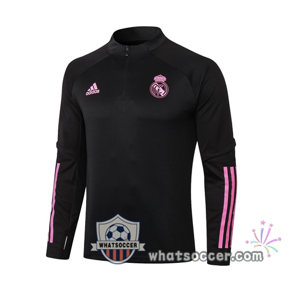 Real Madrid Black Soccer Sweater 2020-2021