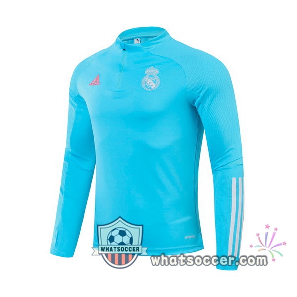 Real Madrid Blue Soccer Sweater 2020-2021