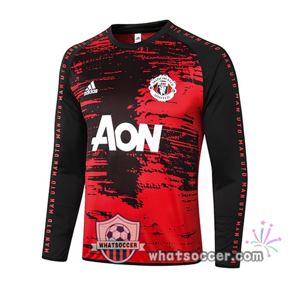 Manchester United Red Black Soccer Sweater 2020-2021