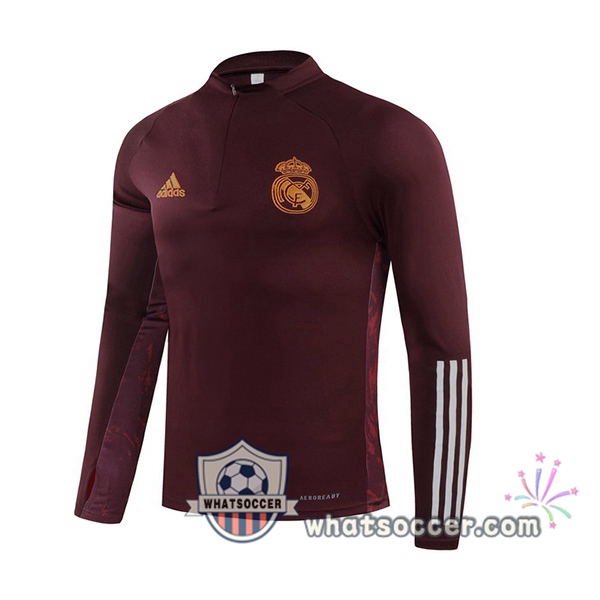Real Madrid Red Soccer Sweater 2020-2021