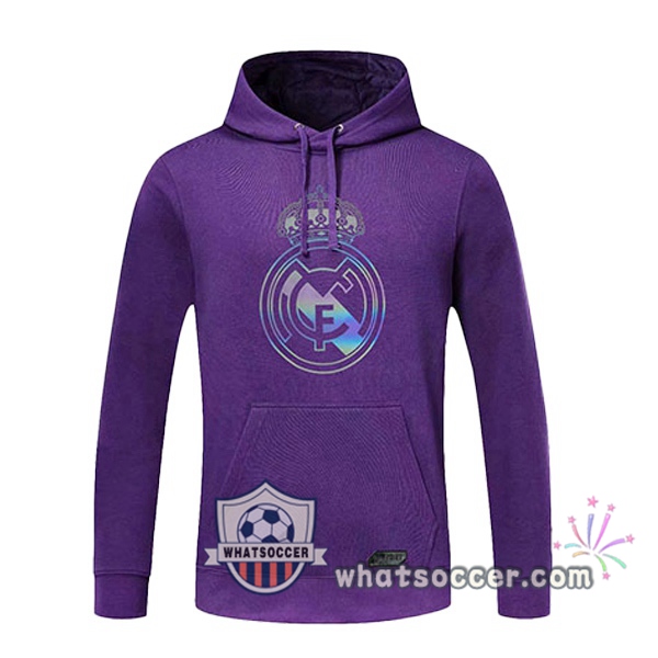 Real Madrid Purple Hooded Sweater 2020-2021