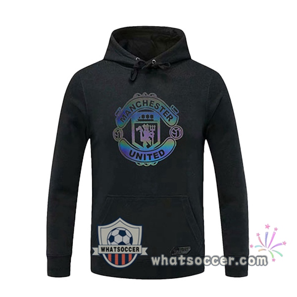 Manchester United Black Hooded Sweater 2020-2021