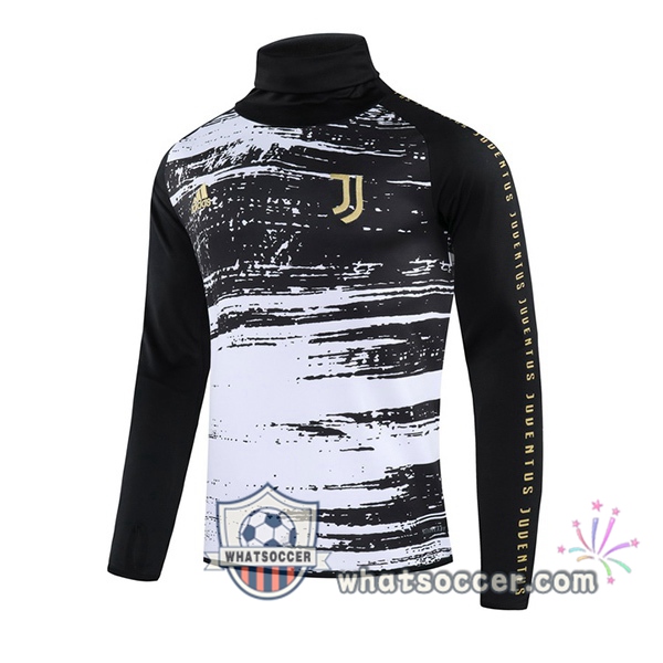 Juventus Black White Soccer Sweater 2020-2021