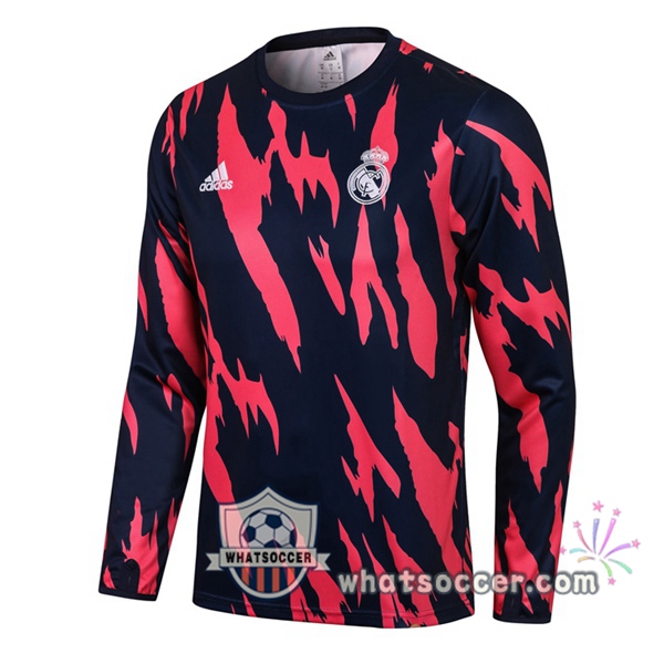 Real Madrid Blue Royal Red Soccer Sweater 2020-2021