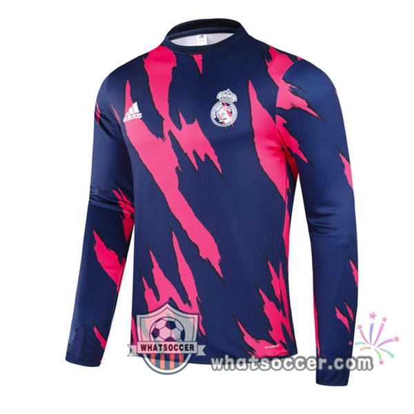 Real Madrid Blue Royal Rose Soccer Sweater 2020-2021