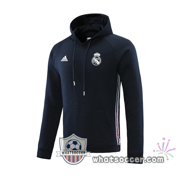 Real Madrid Blue Hooded Sweater 2020-2021