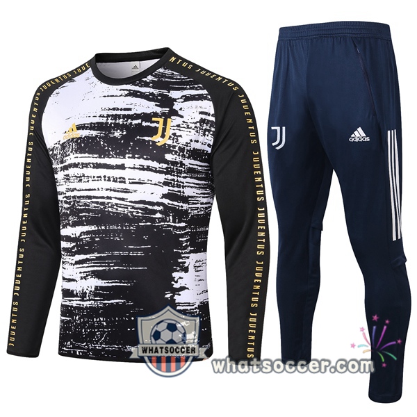 Juventus Black White Tracksuit 2020-2021