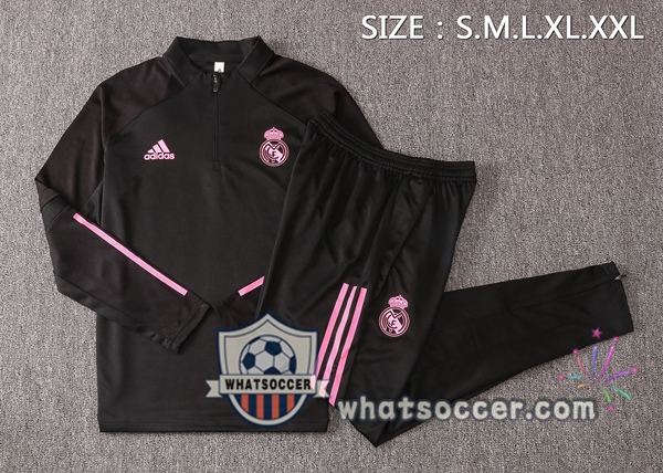Real Madrid Black Tracksuit 2020-2021