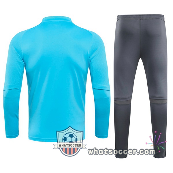 Real Madrid Blue Tracksuit 2020-2021