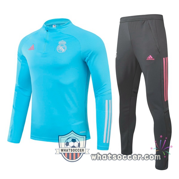 Real Madrid Blue Tracksuit 2020-2021