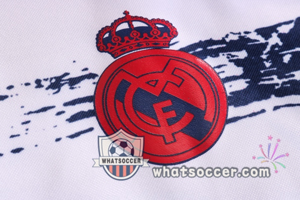 Real Madrid White Blue Tracksuit 2020-2021