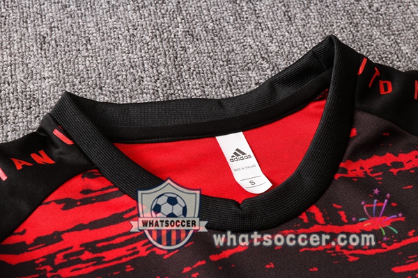 Manchester United Red Black Tracksuit 2020-2021