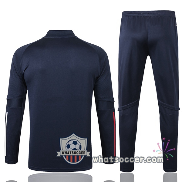 Olympique Lyonnais Blue Royal Tracksuit 2020-2021