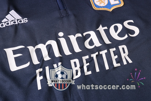 Olympique Lyonnais Blue Royal Tracksuit 2020-2021