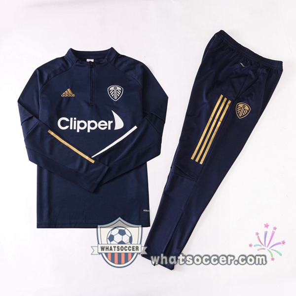 Leeds United Blue Royal Tracksuit 2020-2021
