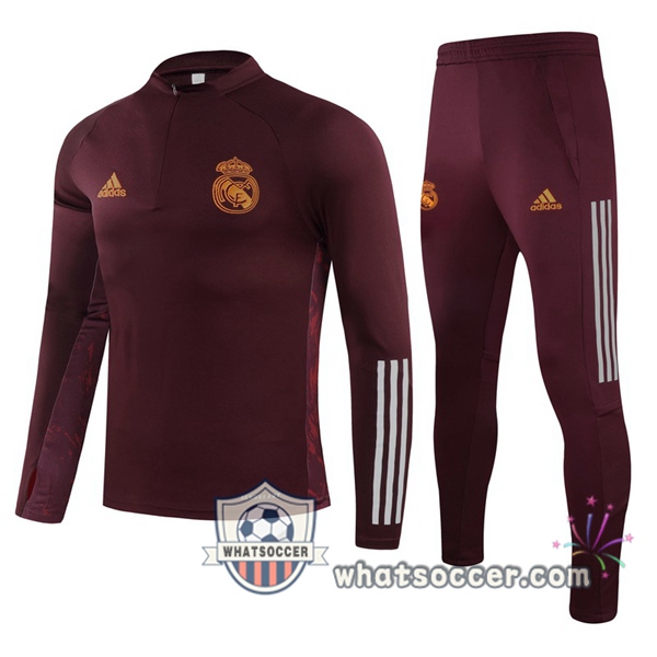 Real Madrid Red Tracksuit 2020-2021