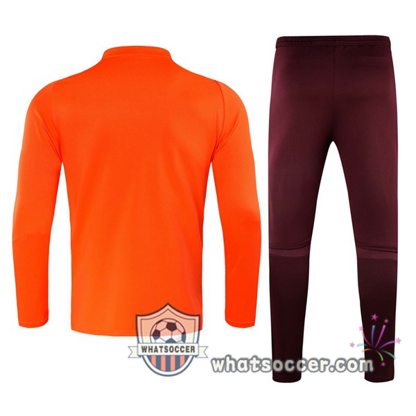 Real Madrid Orange Tracksuit 2020-2021