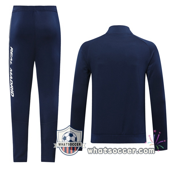 Real Madrid Blue Royal Training Jacket 2020-2021