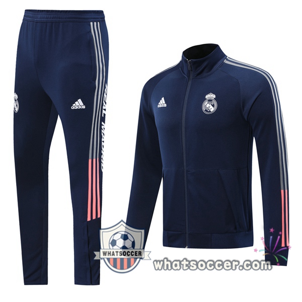 Real Madrid Blue Royal Training Jacket 2020-2021