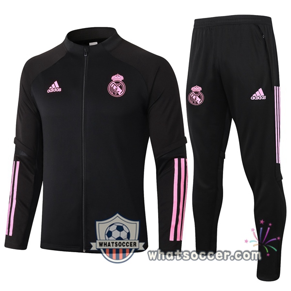 Real Madrid Black Training Jacket 2020-2021