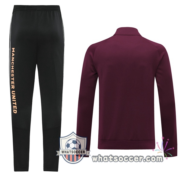 Manchester United Purple Training Jacket 2020-2021