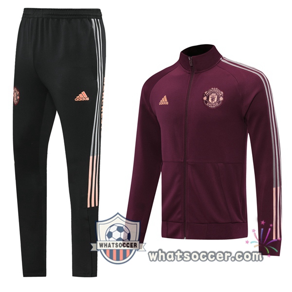Manchester United Purple Training Jacket 2020-2021