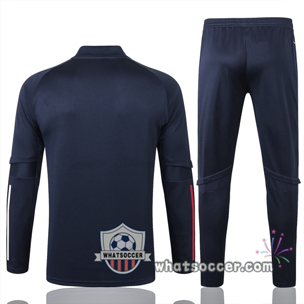 Olympique Lyonnais Blue Royal Training Jacket 2020-2021