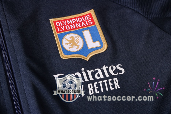 Olympique Lyonnais Blue Royal Training Jacket 2020-2021
