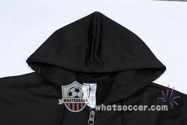 Juventus Black White Hooded Jacket 2020-2021