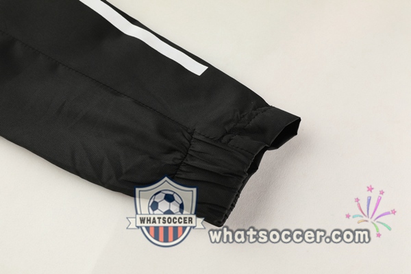 Real Madrid Black Windbreaker Hoodie 2020-2021