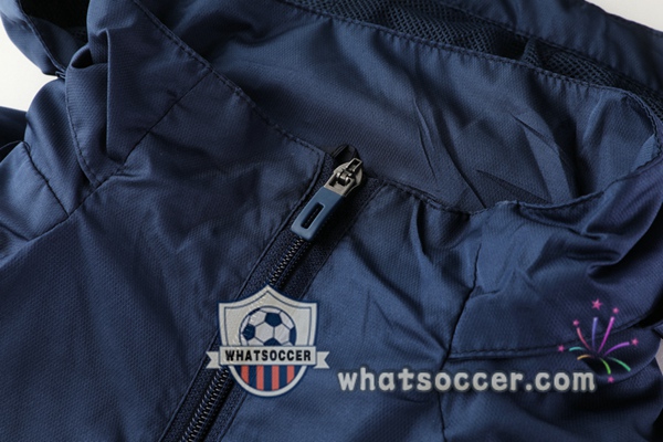Arsenal Blue Royal Windbreaker Hoodie 2020-2021