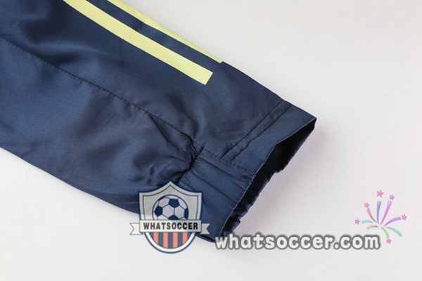 Arsenal Blue Royal Windbreaker Hoodie 2020-2021