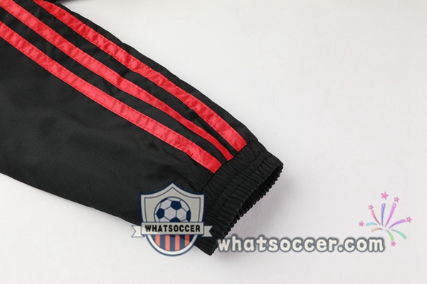 Manchester United Black Windbreaker Hoodie 2020-2021