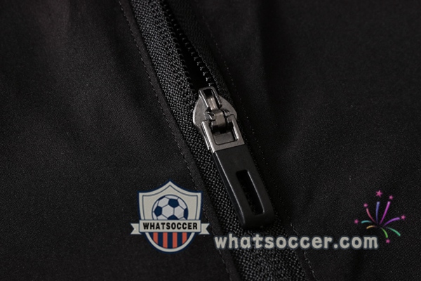 Real Madrid Black Windbreaker Hoodie 2020-2021