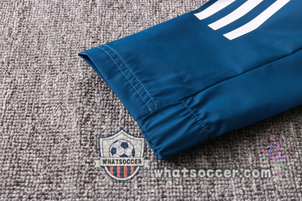 Juventus Blue Royal Windbreaker Hoodie 2020-2021