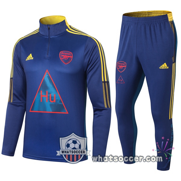 Arsenal Adidas X Human Race Soccer Jerseys Blue Royal Tracksuit 2020-2021