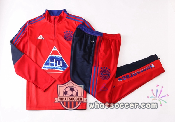 Bayern Munich Adidas X Human Race Soccer Jerseys Red Tracksuit 2020-2021