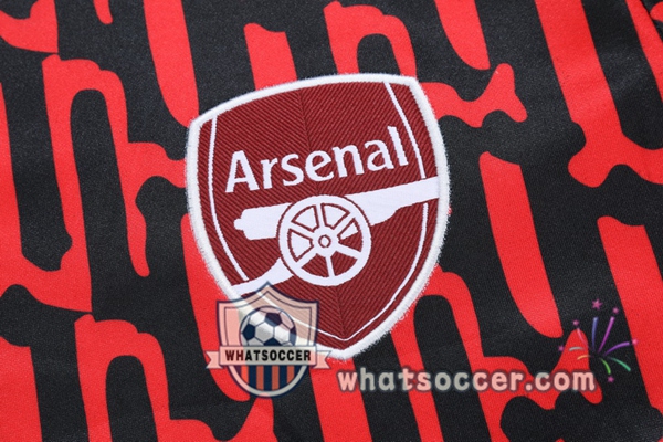 Arsenal Red Black Tracksuit 2020-2021