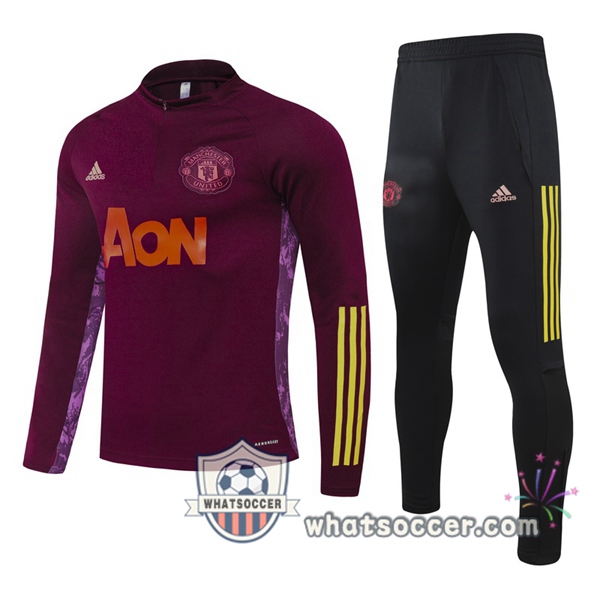 Manchester United Red Tracksuit 2020-2021